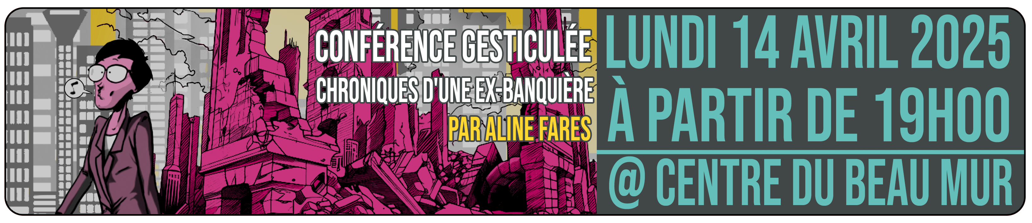 Aline conf banderolle