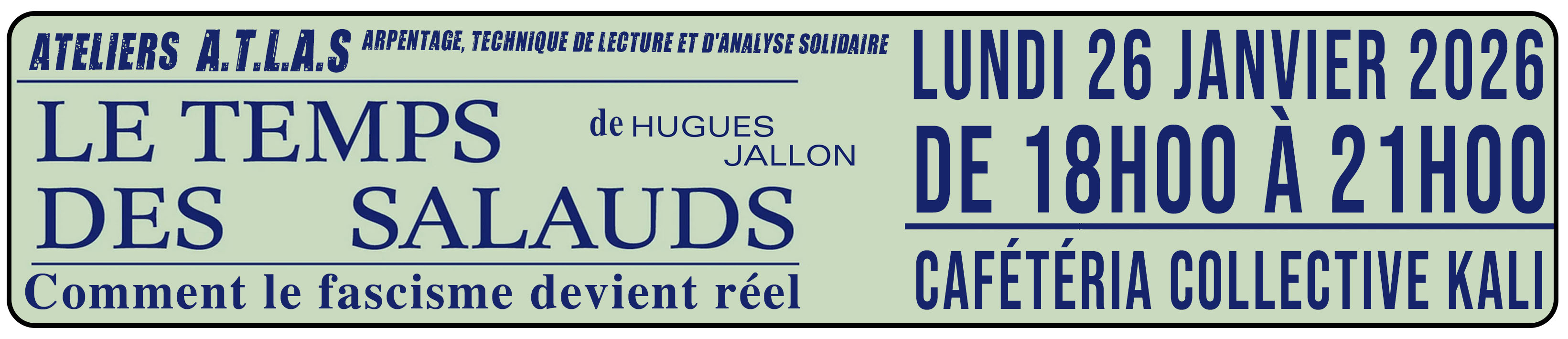 Banderolle ATLAS SALAUD