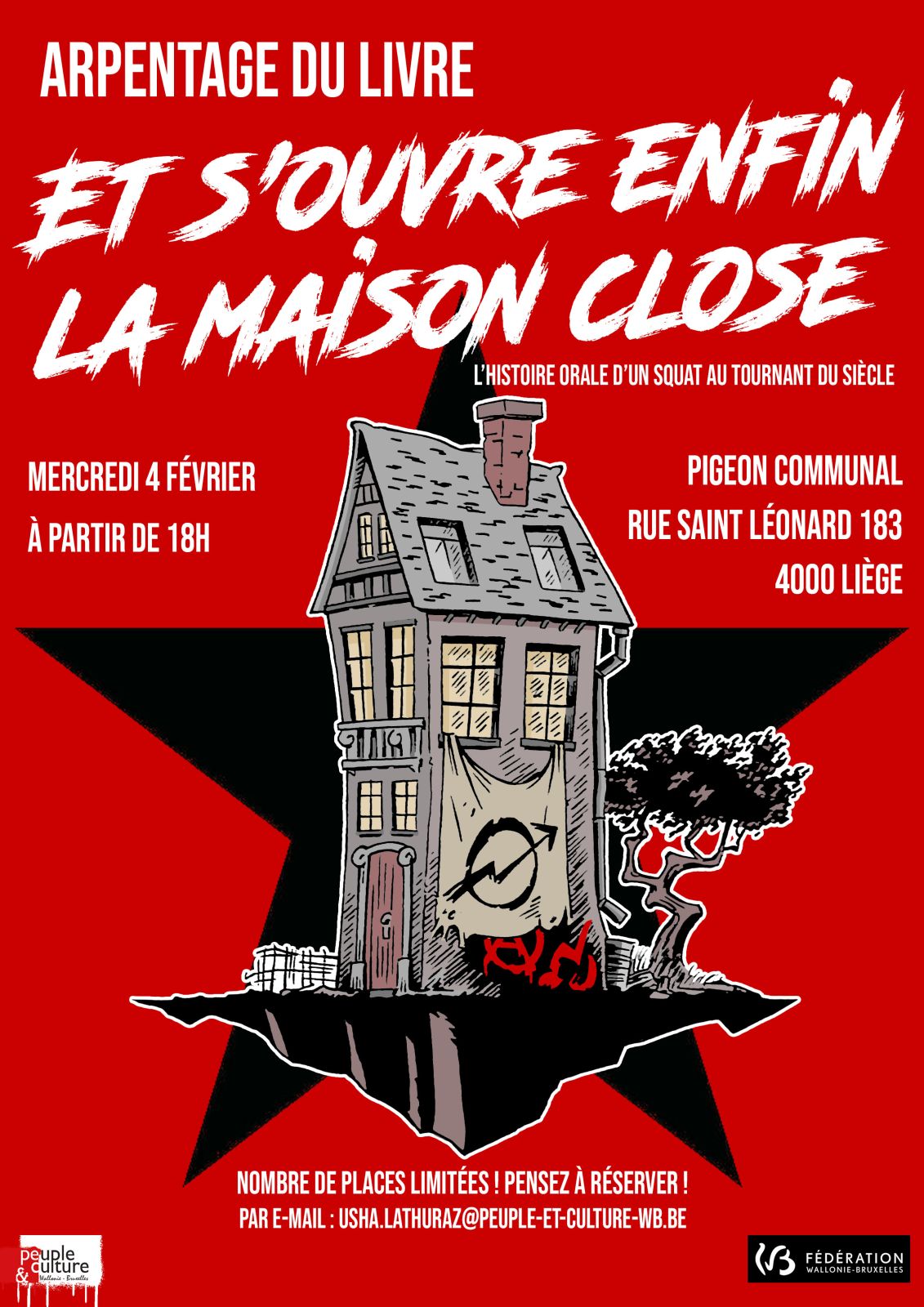 Maison close squat réservation