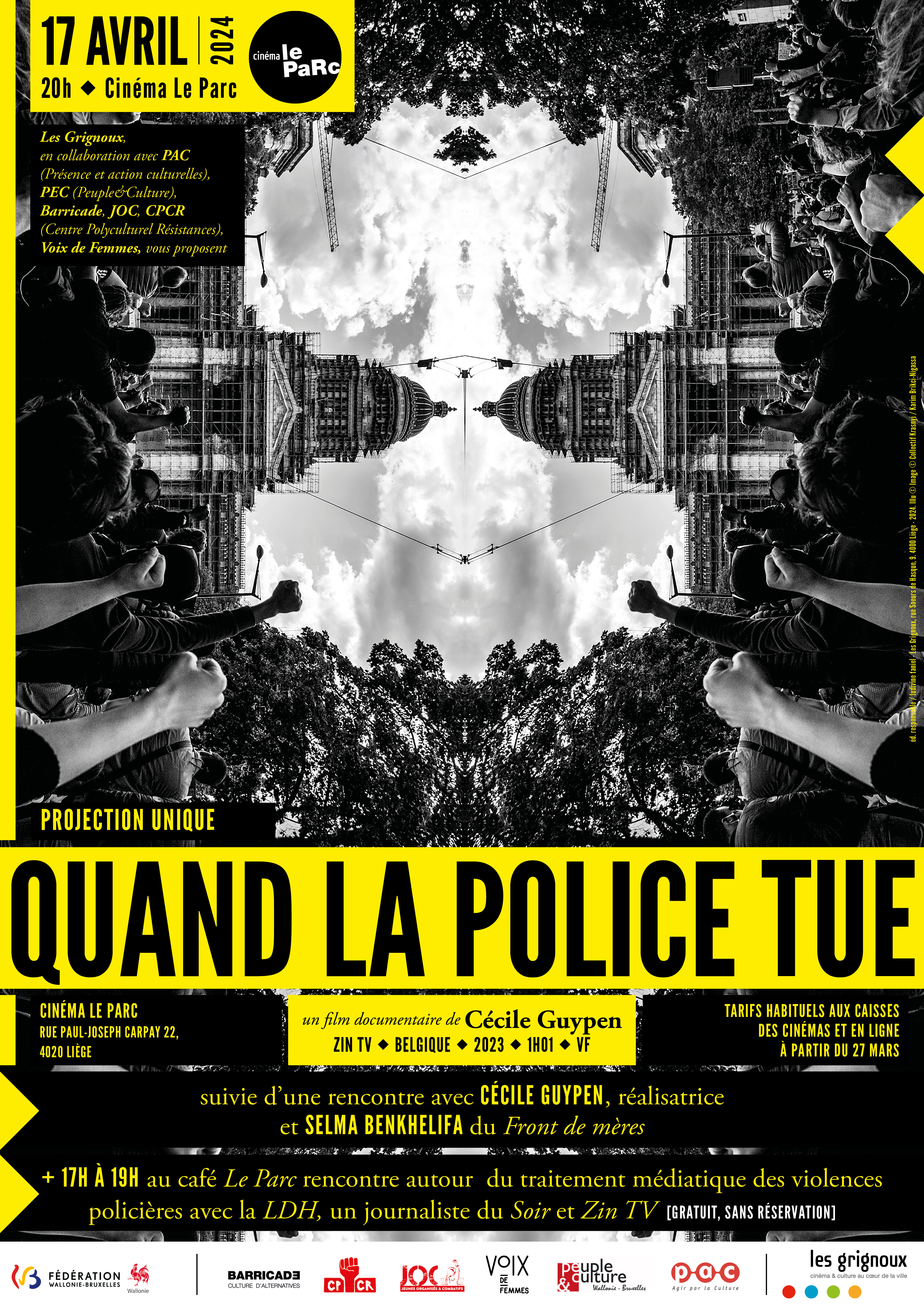 Affiche Quand la police tue