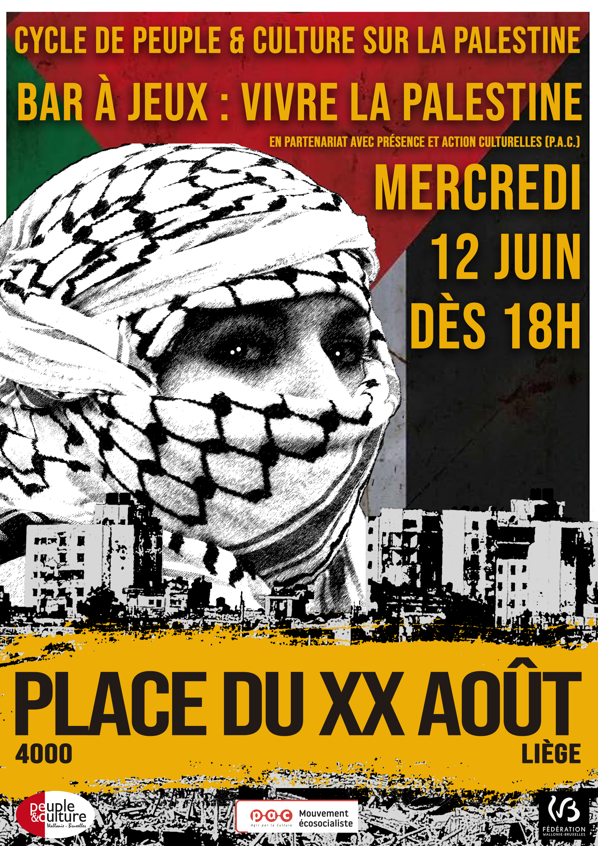 Jeu vivre la Palestine juin
